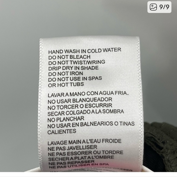 Michael Kors Lace Up Sexy Deep V Olive Green Swimsuit, Size 6 - Picture 6 of 7